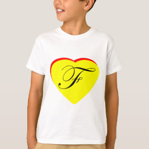 Herz Gelb F Hochzeit Einladung MUSEUM Z T-Shirt