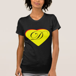 Herz Gelb Rot D Hochzeit Einladung MUSEUM Z T-Shirt