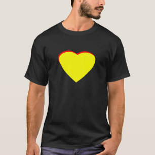 Herz Gelb Rote Hochzeit Einladung MUSEUM Zaz T-Shirt