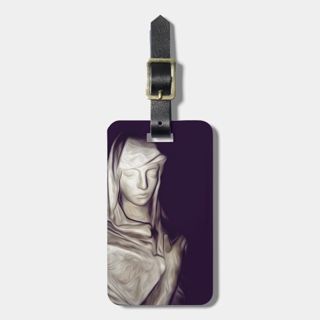 Herz Gepäckanhänger (Vorderseite vertikal)