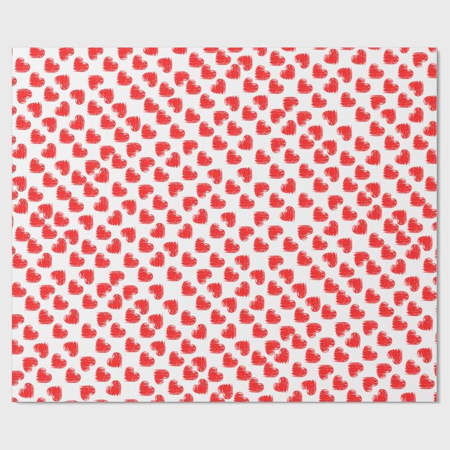 Herz Geschenkpapier (Flach)