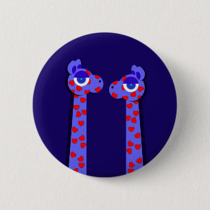 HERZ-GIRAFFEN Knopf Button