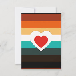 Herz Gradient RSVP Karte