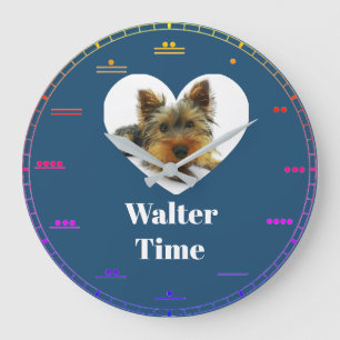 Herz Große Wanduhr
