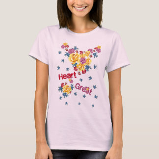 Herz Großer T - Shirt für Frauen