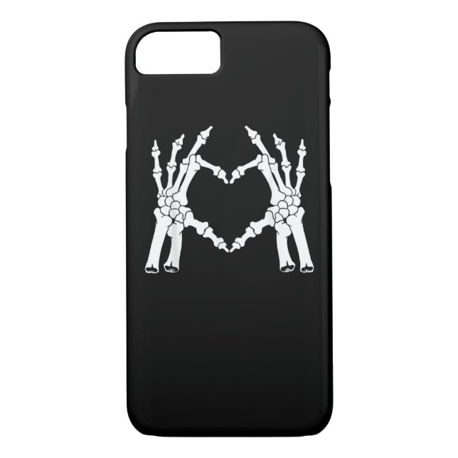 Herz - Halloween Skeleton Hand Case-Mate iPhone Hülle (Rückseite)