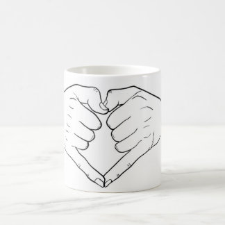 Herz Hand Tasse