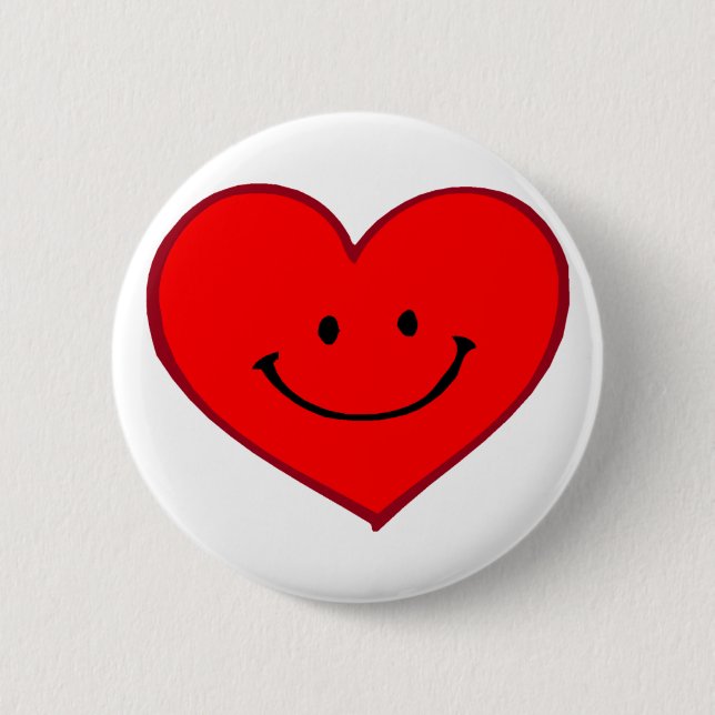 Herz (Happy Face) Button (Vorderseite)