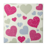 Herz-Hintergrund Fliese<br><div class="desc">Nahtlose Hintergrundbeschaffenheit der bunten Herzen. Liebe- und Valentinstagentwurf. © und ® Bigstock® - alle Rechte vorbehalten.</div>