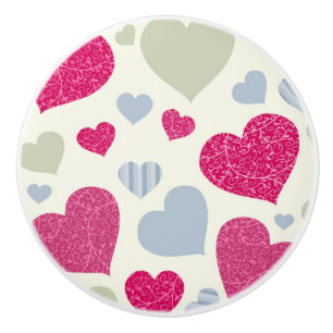 Herz-Hintergrund Keramikknauf