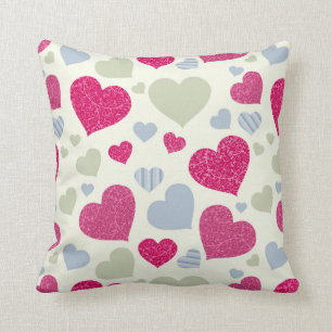 Herz-Hintergrund Kissen
