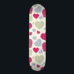 Herz-Hintergrund Skateboard<br><div class="desc">Nahtlose Hintergrundbeschaffenheit der bunten Herzen. Liebe- und Valentinstagentwurf. © und ® Bigstock® - alle Rechte vorbehalten.</div>