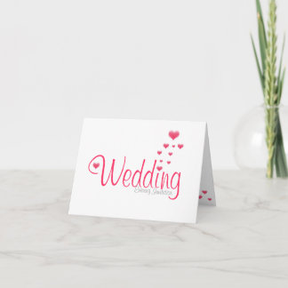 Herz-Hochzeitseinladung Einladung