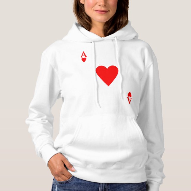 Herz Hoodie (Vorderseite)