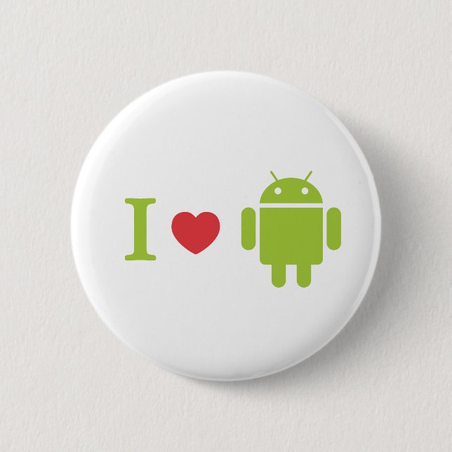 Herz I Android Button (Vorderseite)