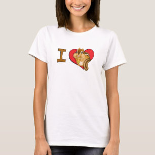 Herz I Chipmunks T-Shirt