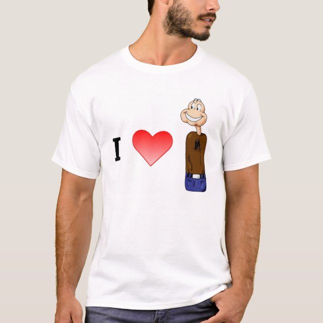 Herz I der weeble Mann T-Shirt (Vorderseite)