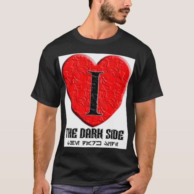 Herz I die darkside Dunkelheit T-Shirt (Vorderseite)