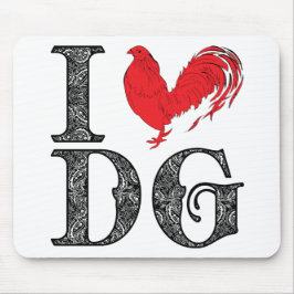 Herz I DOS Gallos Mousepad