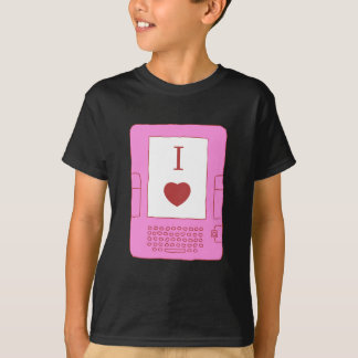 Herz I ebooks (Rosa) T-Shirt