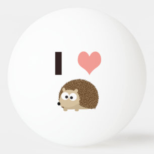 Herz I Igel Tischtennisball