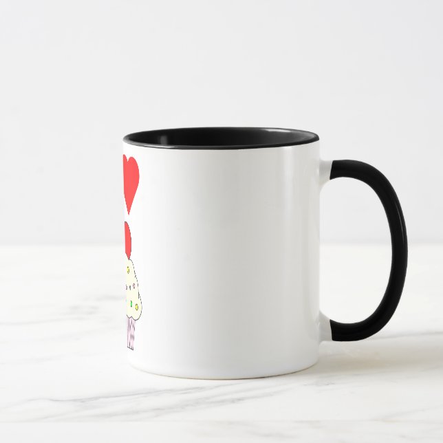 Herz I kleine Kuchen Tasse (Rechts)