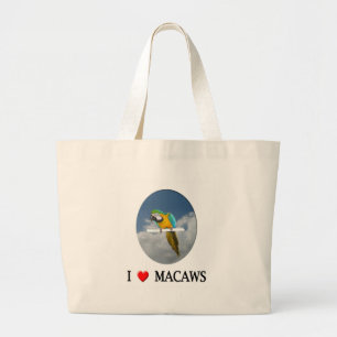 "Herz I" Macaws Jumbo Stoffbeutel