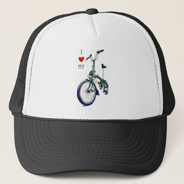 Herz I mein Brompton.jpg Truckerkappe (Vorderseite)