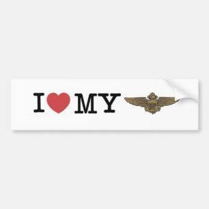 Herz I mein Marineflieger Autoaufkleber