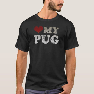 Herz I mein Mops T-Shirt
