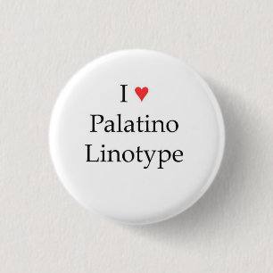 Herz I Palatino Linotype Button