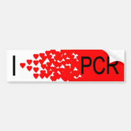 Herz I PCR Autoaufkleber