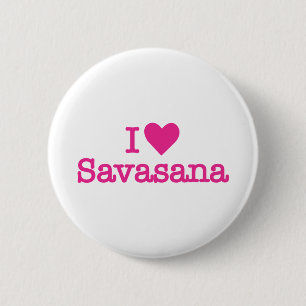 Herz I savasana Yoga-Leichen-Pose Button