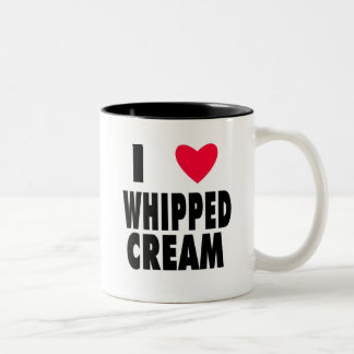 Herz I SCHLAGSAHNE Zweifarbige Tasse