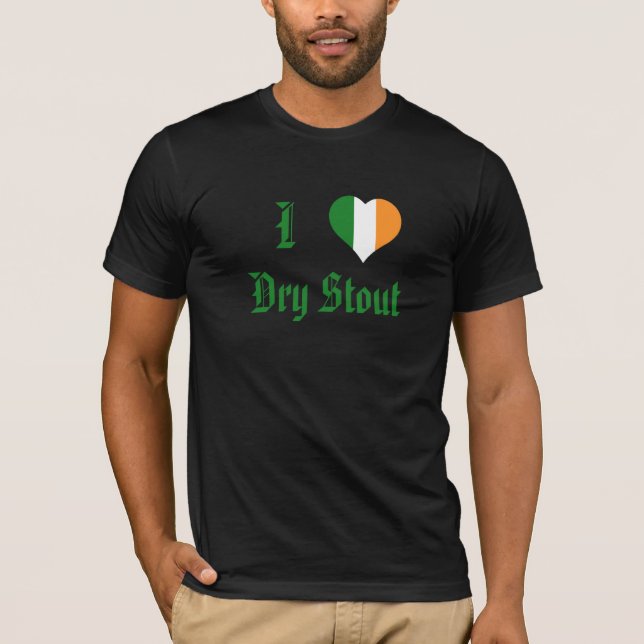 Herz I trockener Stout T-Shirt (Vorderseite)
