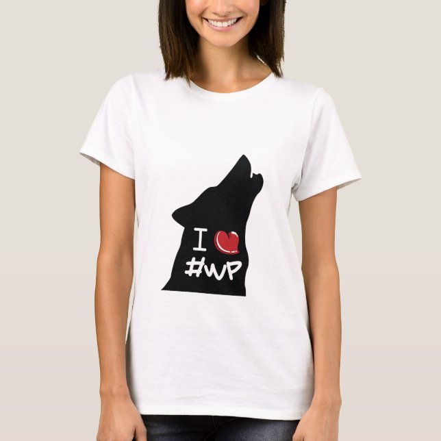 Herz I Wolfpack Behälter T-Shirt (Vorderseite)