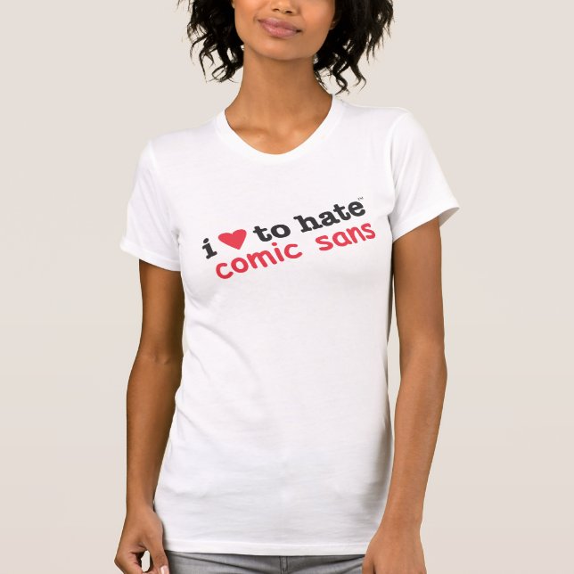 Herz I, zum des Comic ohne T-Stück zu hassen T-Shirt (Vorderseite)