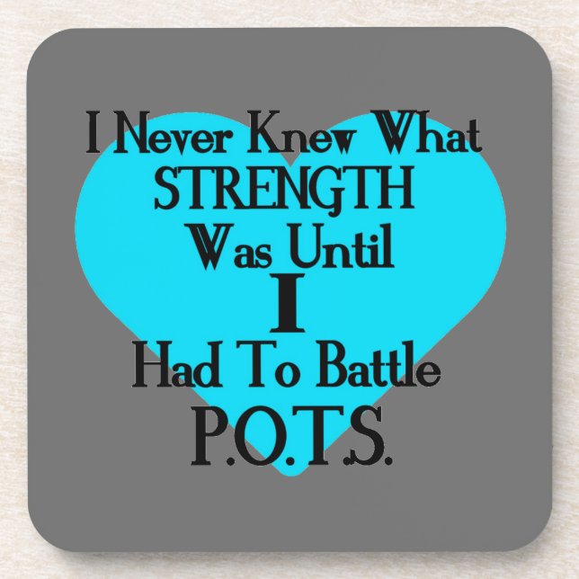 Herz/ich wusste nie...I...P.O.T.S. Untersetzer (Vorderseite)