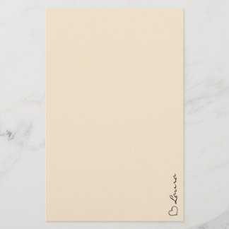 Herz Ihr Name Schriftart Individuelle Schreibwaren Briefpapier
