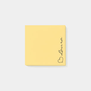 Herz Ihre Namen Schrift benutzerdefinierte Geschen Post-it Klebezettel