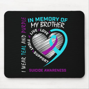 Herz im Gedächtnis meines Bruders Mousepad