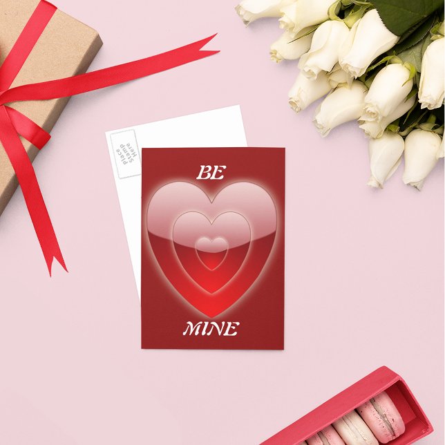 Herz im Herzen Postkarte (Zazzle Heart in Hearts Postcard )
