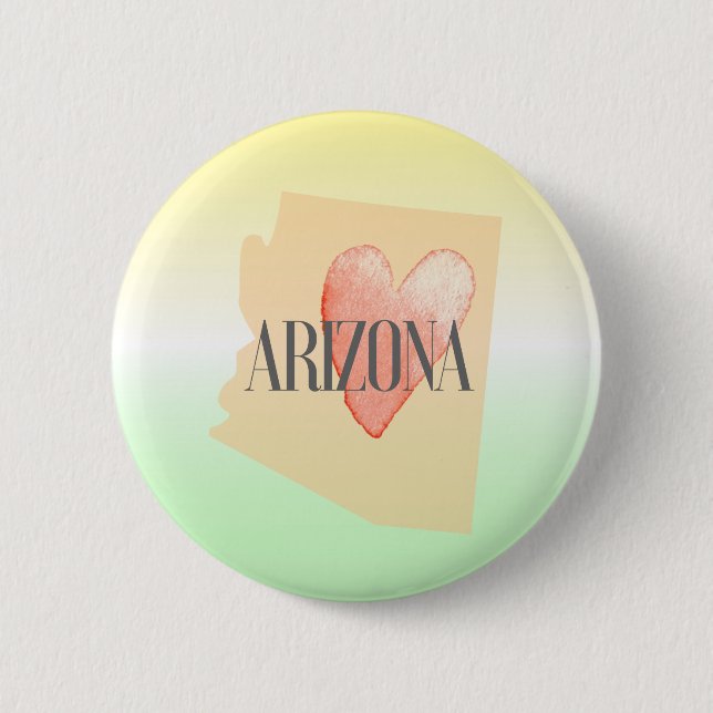 Herz in AZ Button (Vorderseite)