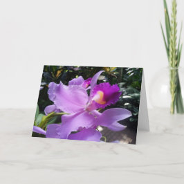 Herz in Blume Karte