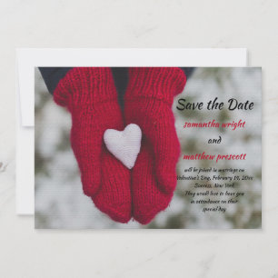 Herz in der HandSave the Date Mitteilung Einladung