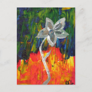 Herz in Feuer Postkarte
