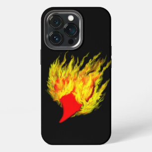 Herz in Flammen iPhone 13 Pro Hülle