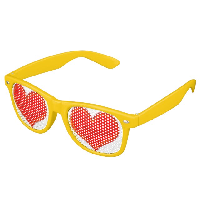 Herz, in Liebe Sonnenbrille (Schrägansicht)