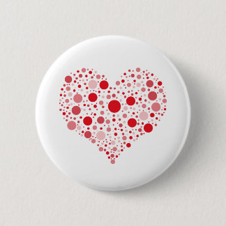 Herz in Punkten Button