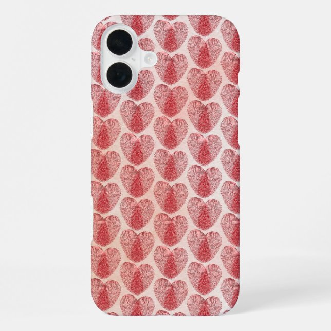 Herz iPhone 16 Plus Hülle (Rückseite)